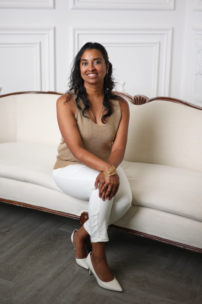 Sorubi of Intuitively, sitting on a couch