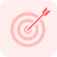 Icon for efficiency representing smart processes and focused execution for faster, high-quality delivery
