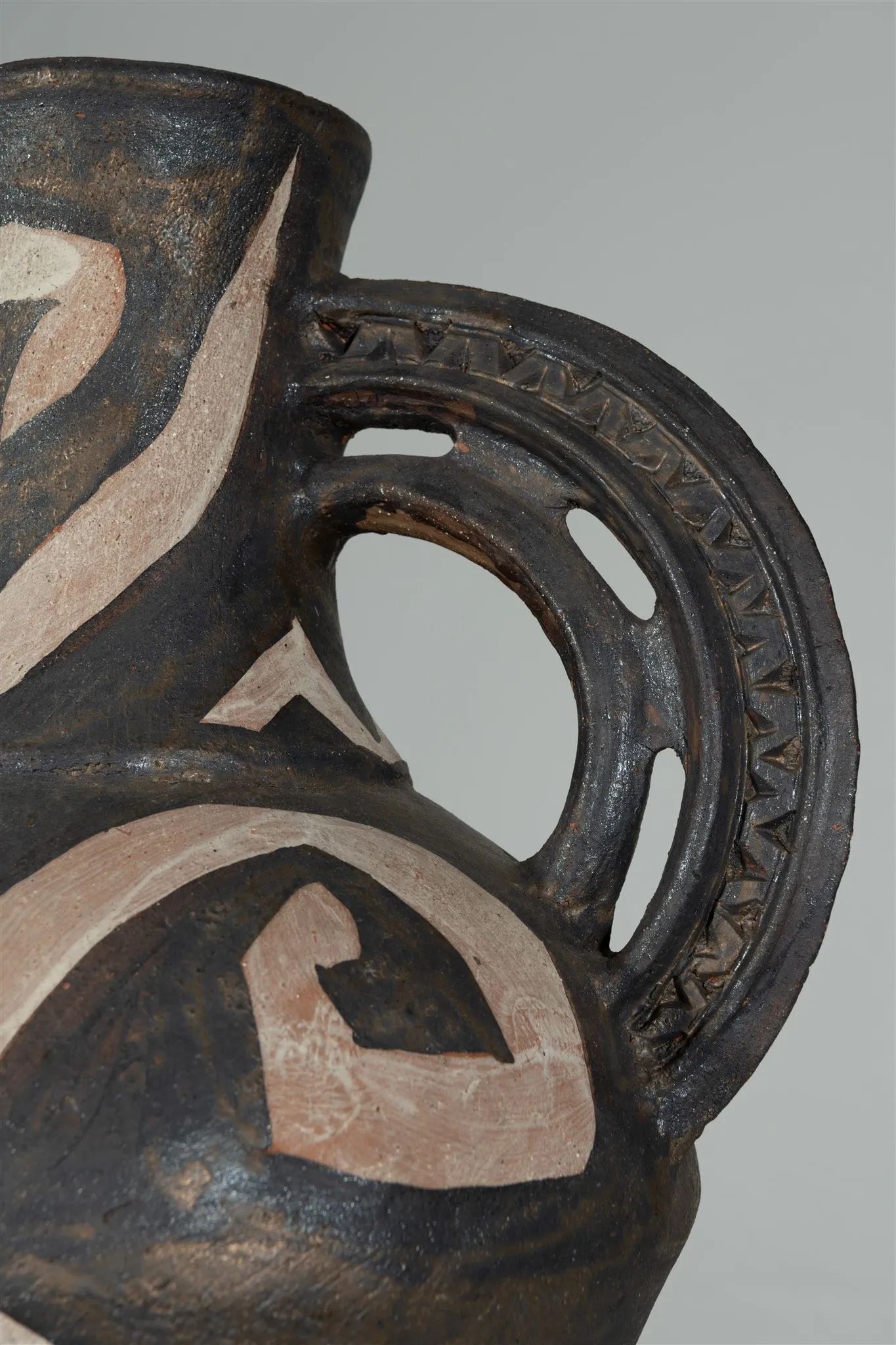 Artwork photography - photo of a close-up detail of a ceramic work