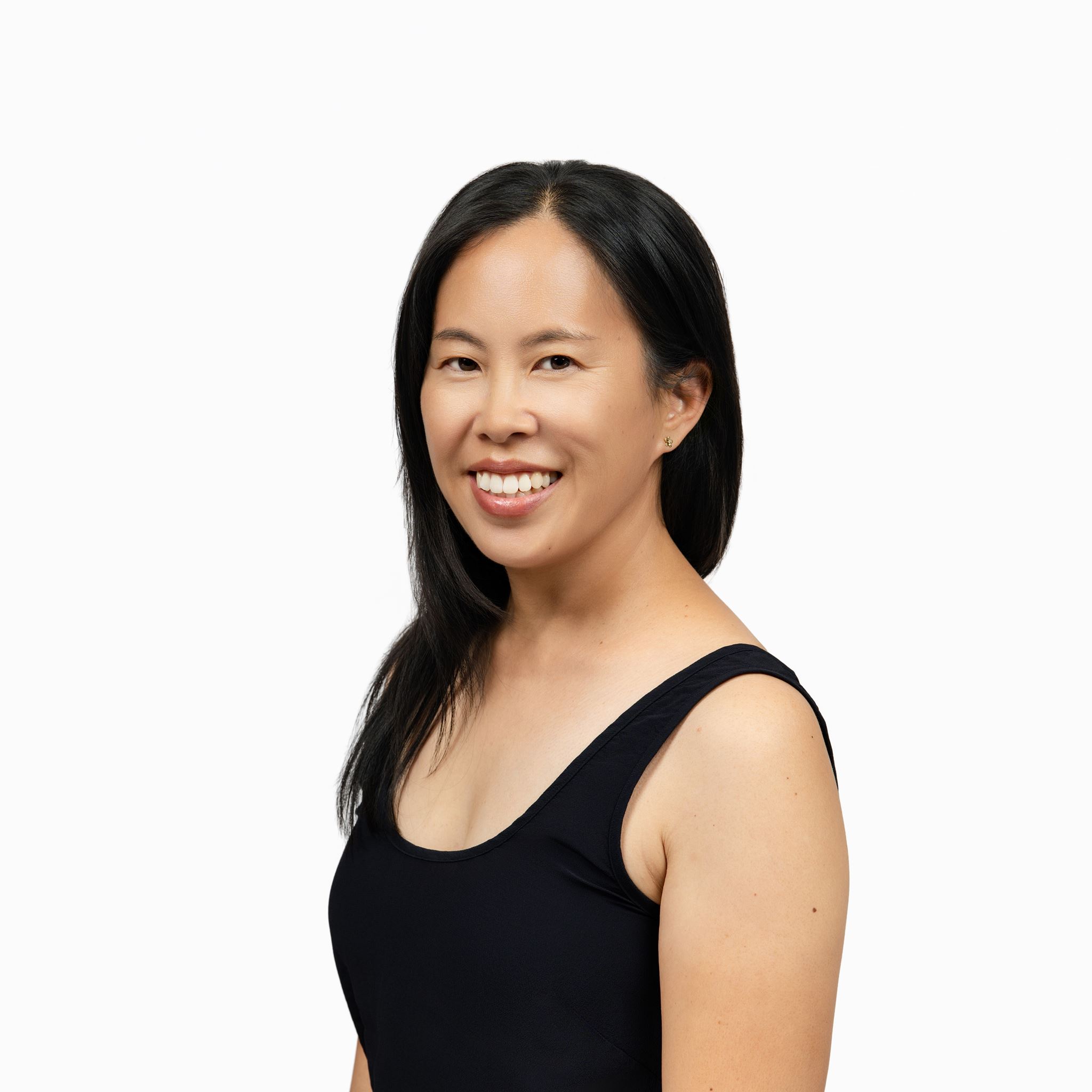 Clean white studio headshot