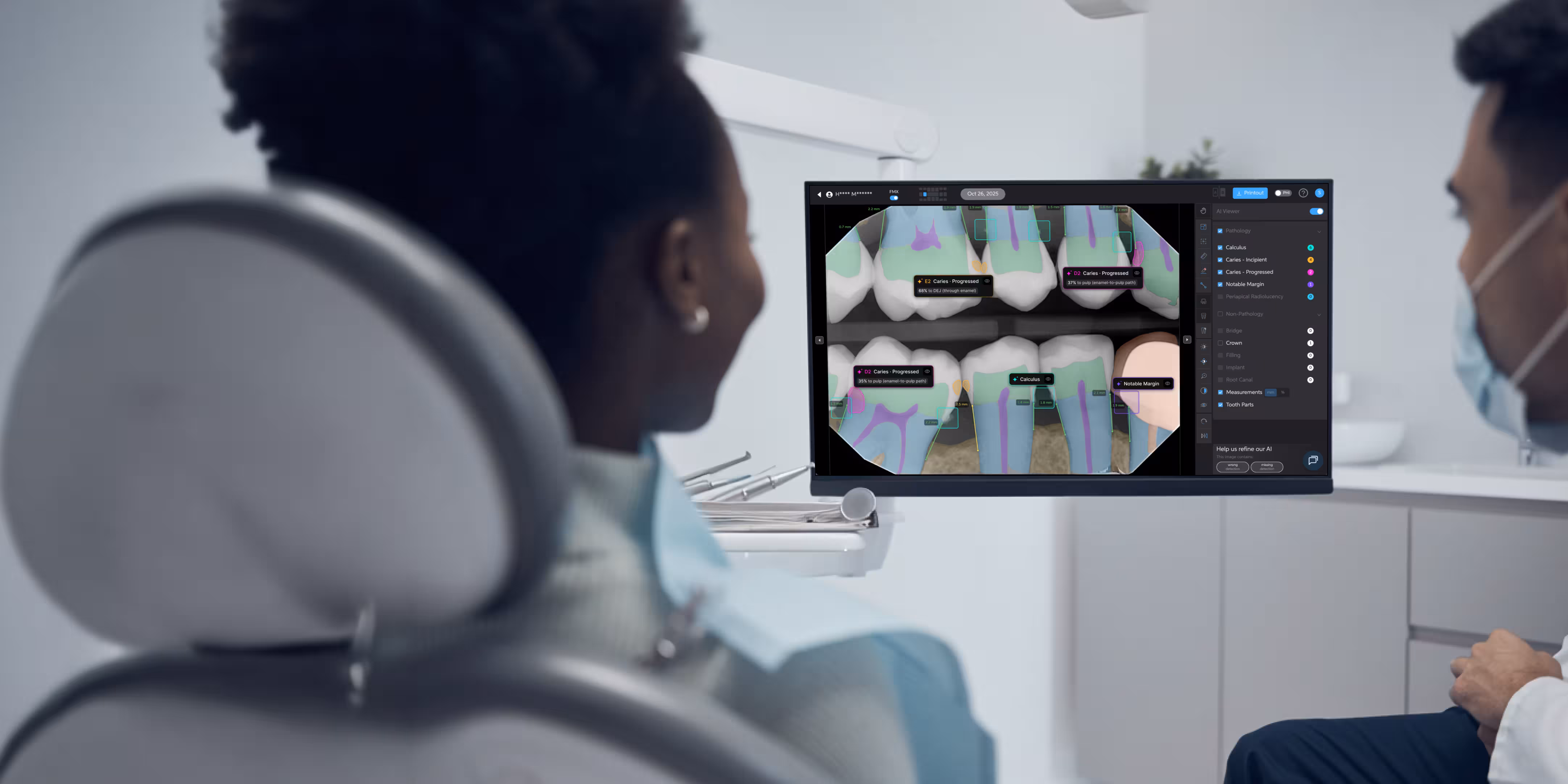 Dental clinic with Pearl AI second opinion