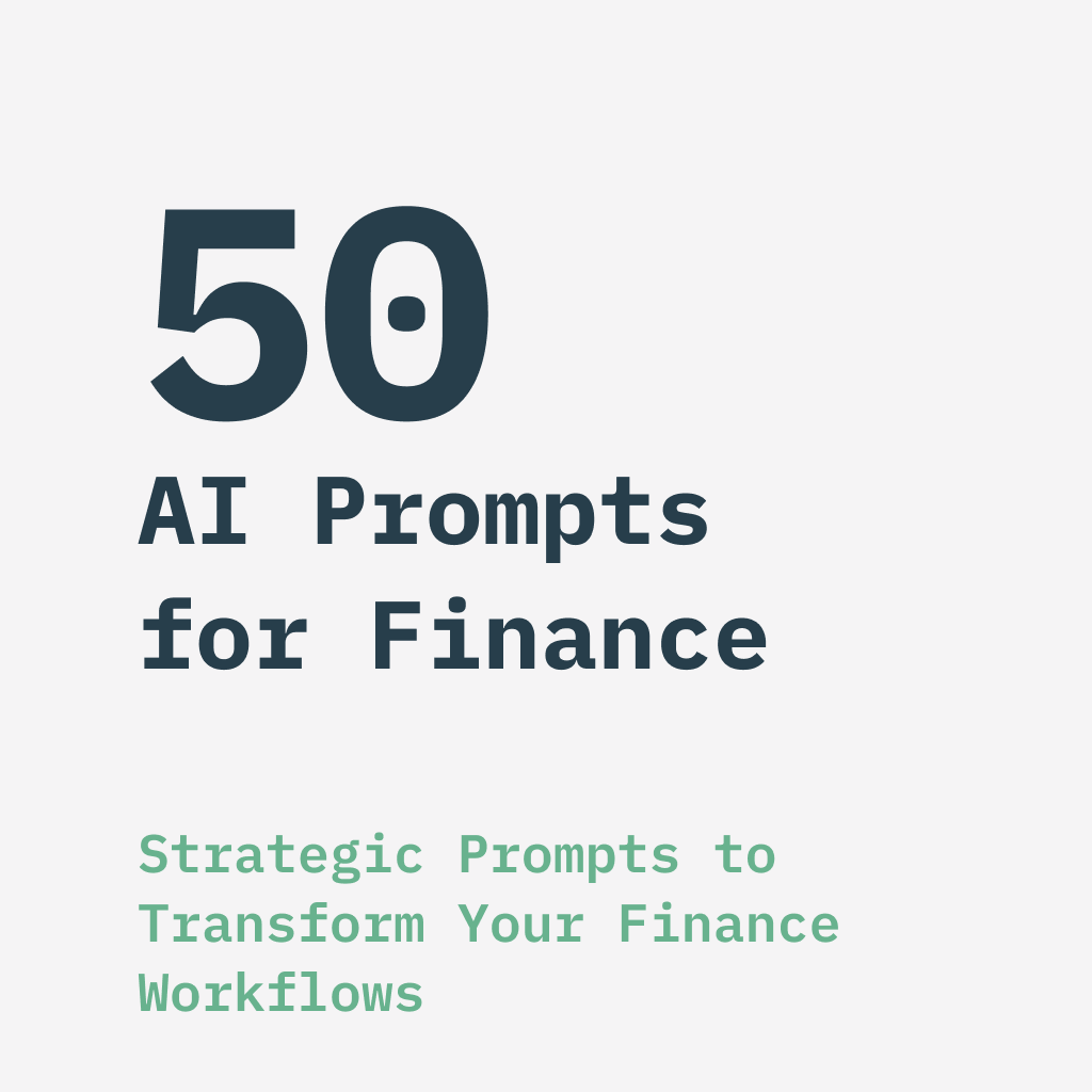 50 Prompts for AI in finance