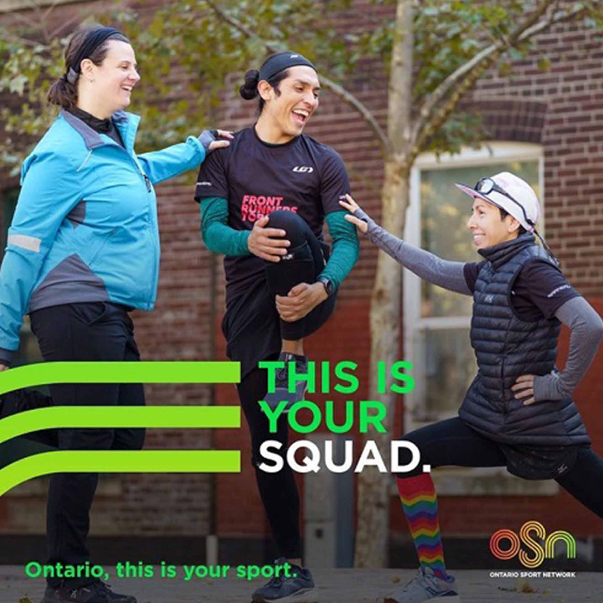 Ontario Sport Network campaign This is Your Sport - Run Club