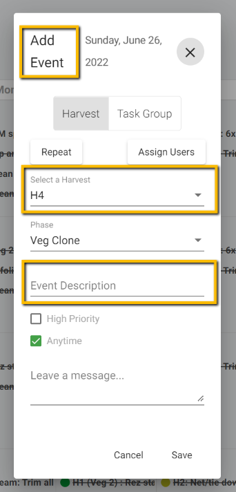 Add event popup for FAQ