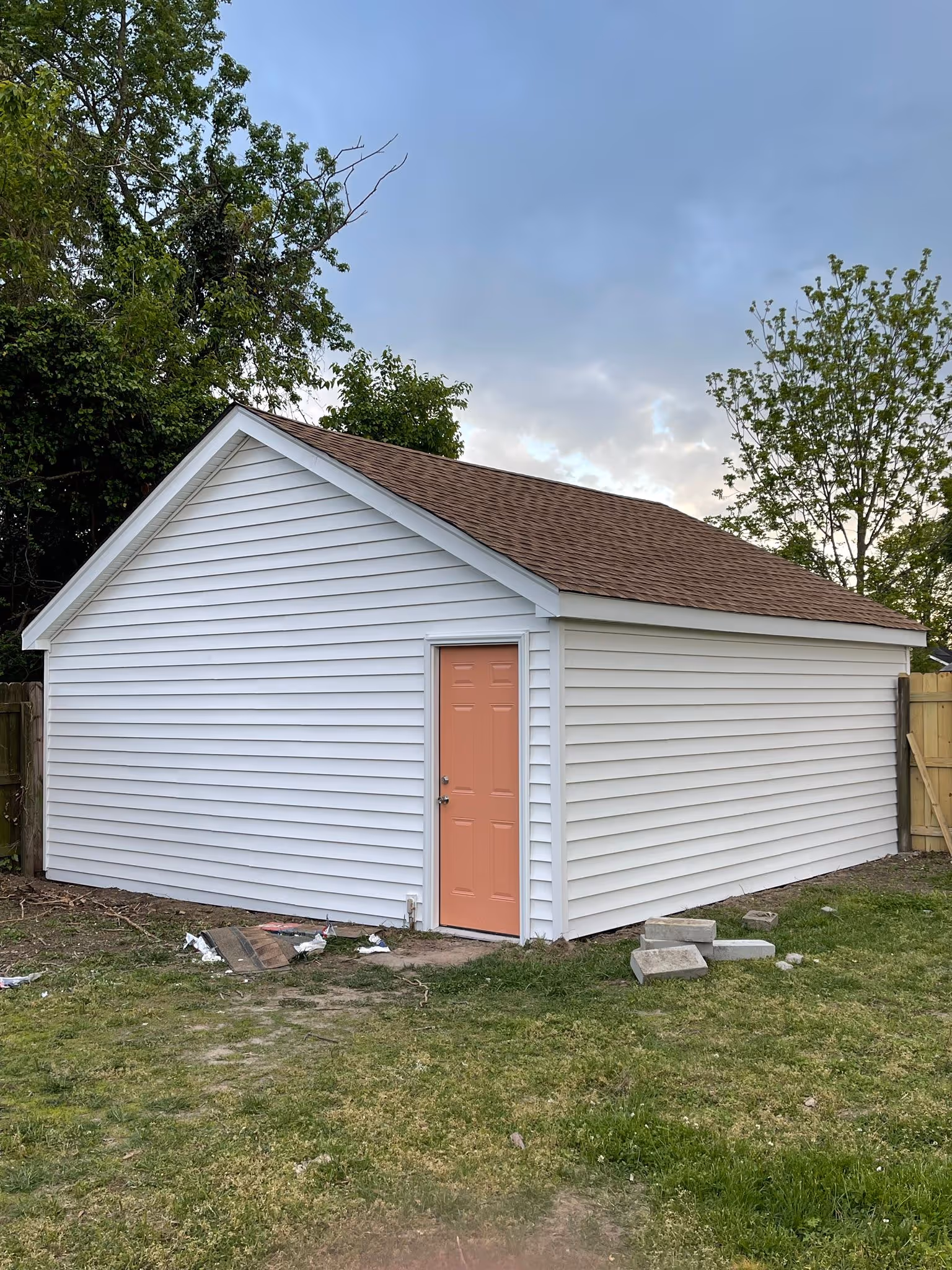 image of roofing contractor at work
