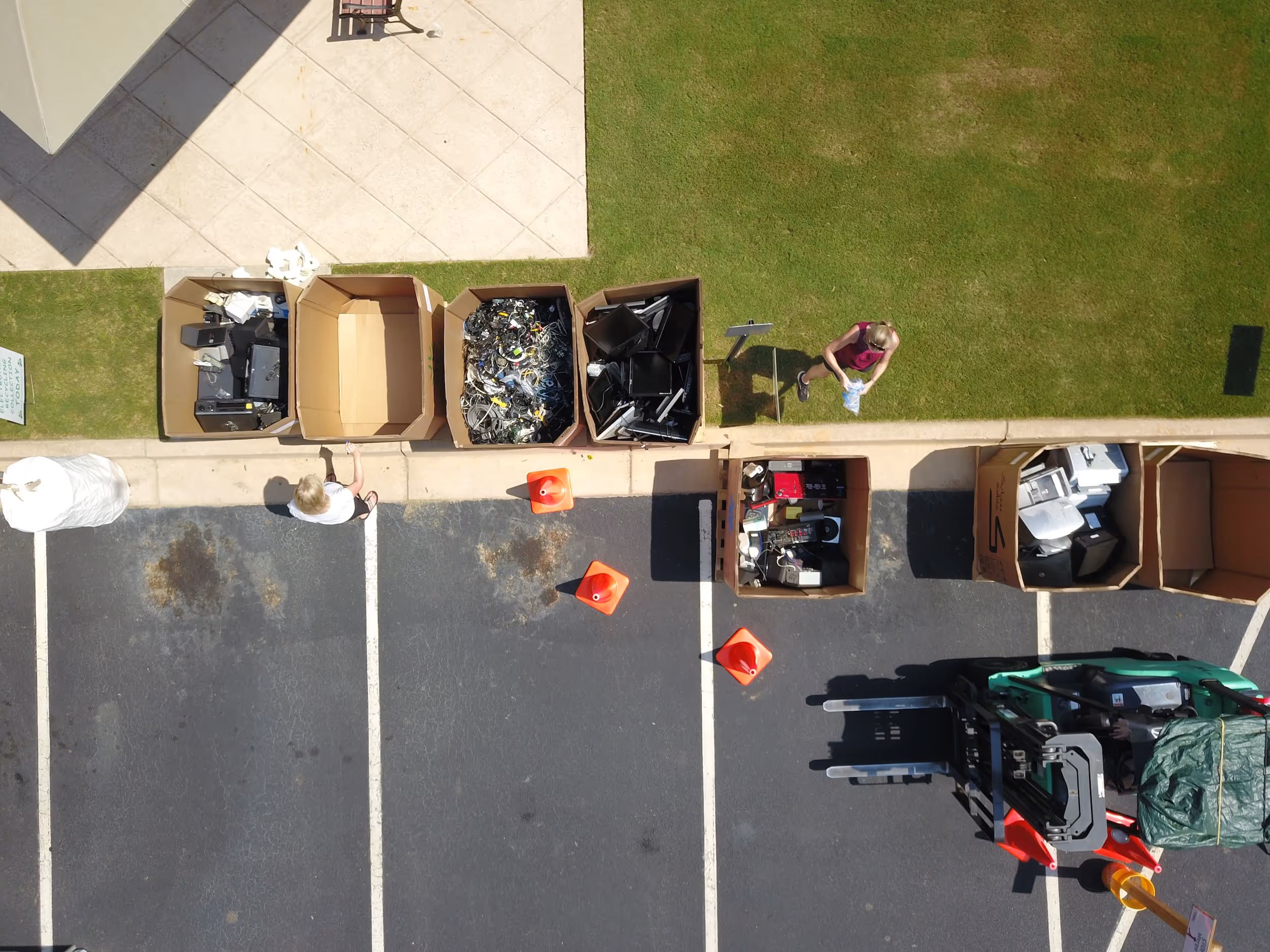 Aerial Donation Photo