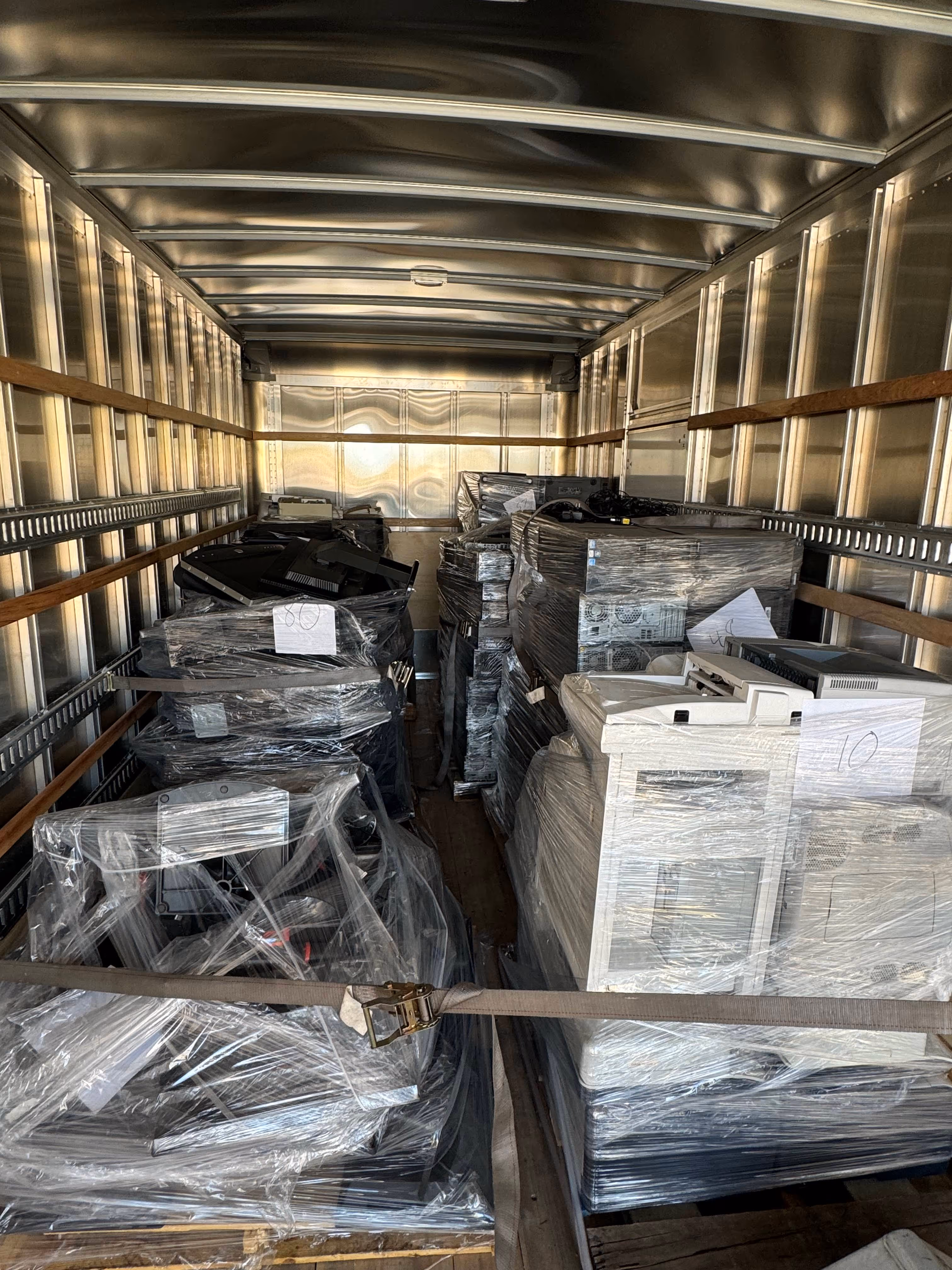 Truck of donated technology