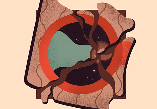 Journey of a Coffee Bean — motion-graphic thumbnail showing an illustrated coffee-bean frame (seedling to cup), storyboard-style.