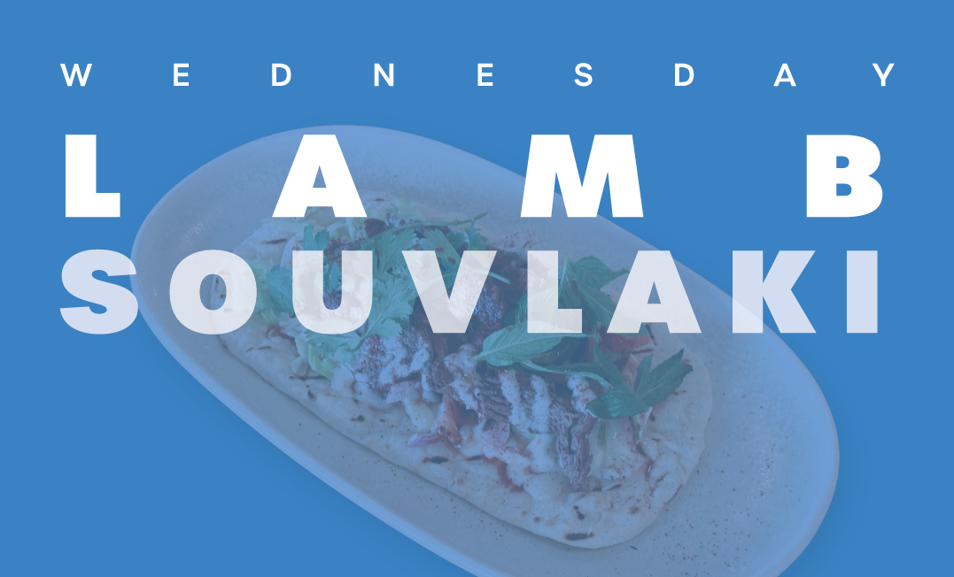 Wednesday Lamb Souvlaki