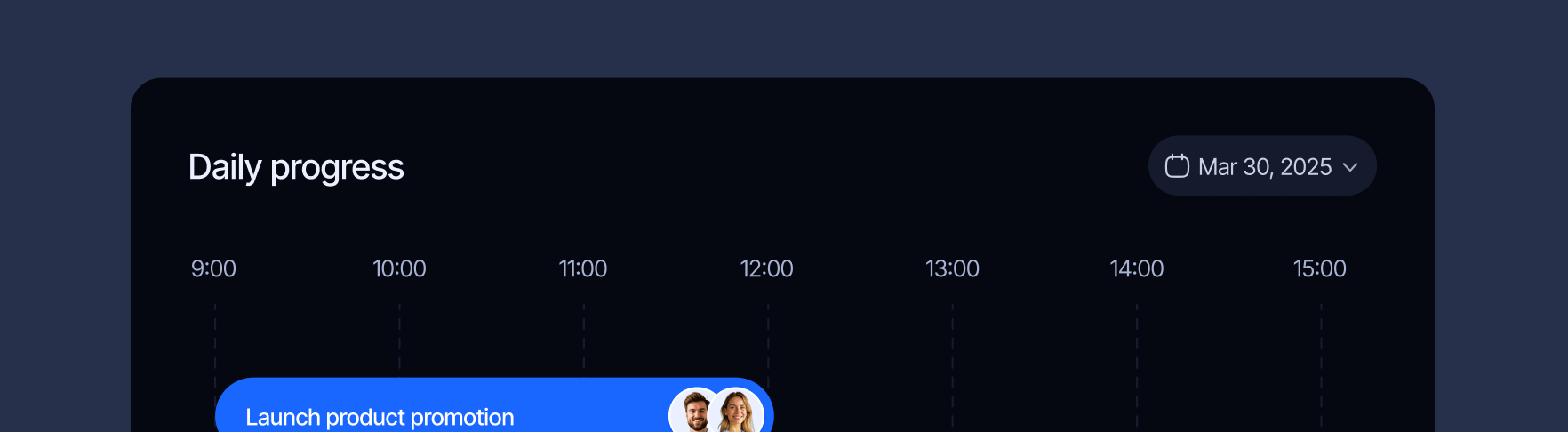 Daily Progress Image - Dashbrd X Webflow Template