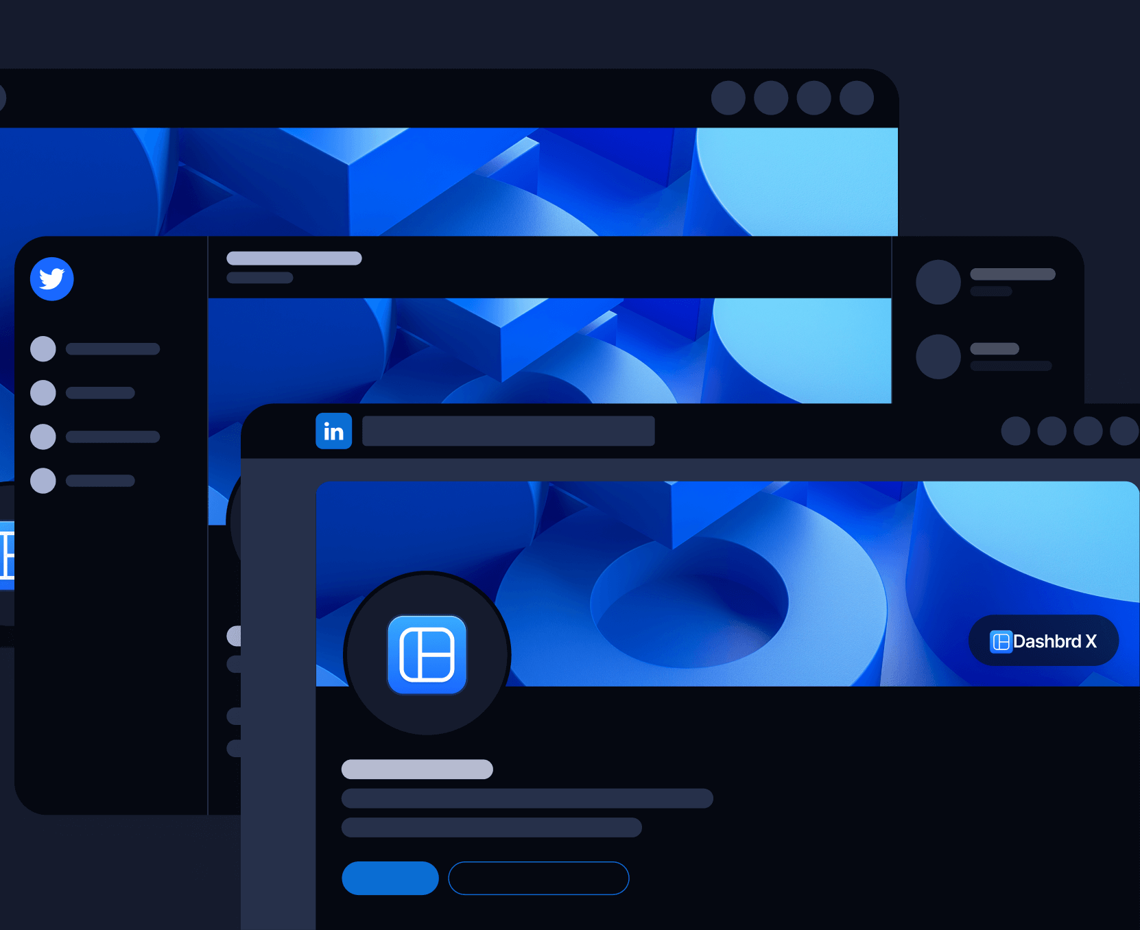 Dashbrd X - Social Media Assets - Dashboard Webflow Template