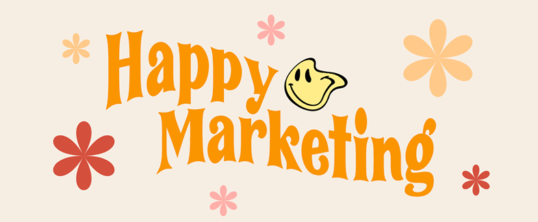 happy marketing logo