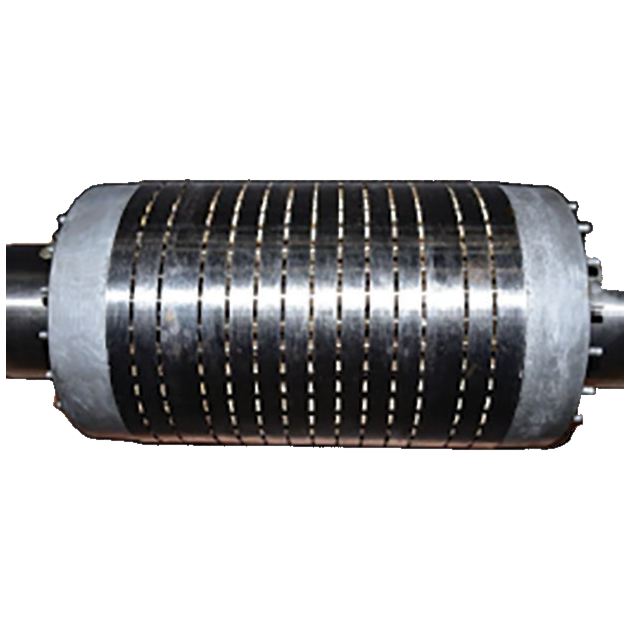 Magcore die-cast rotor assembled with its shaft