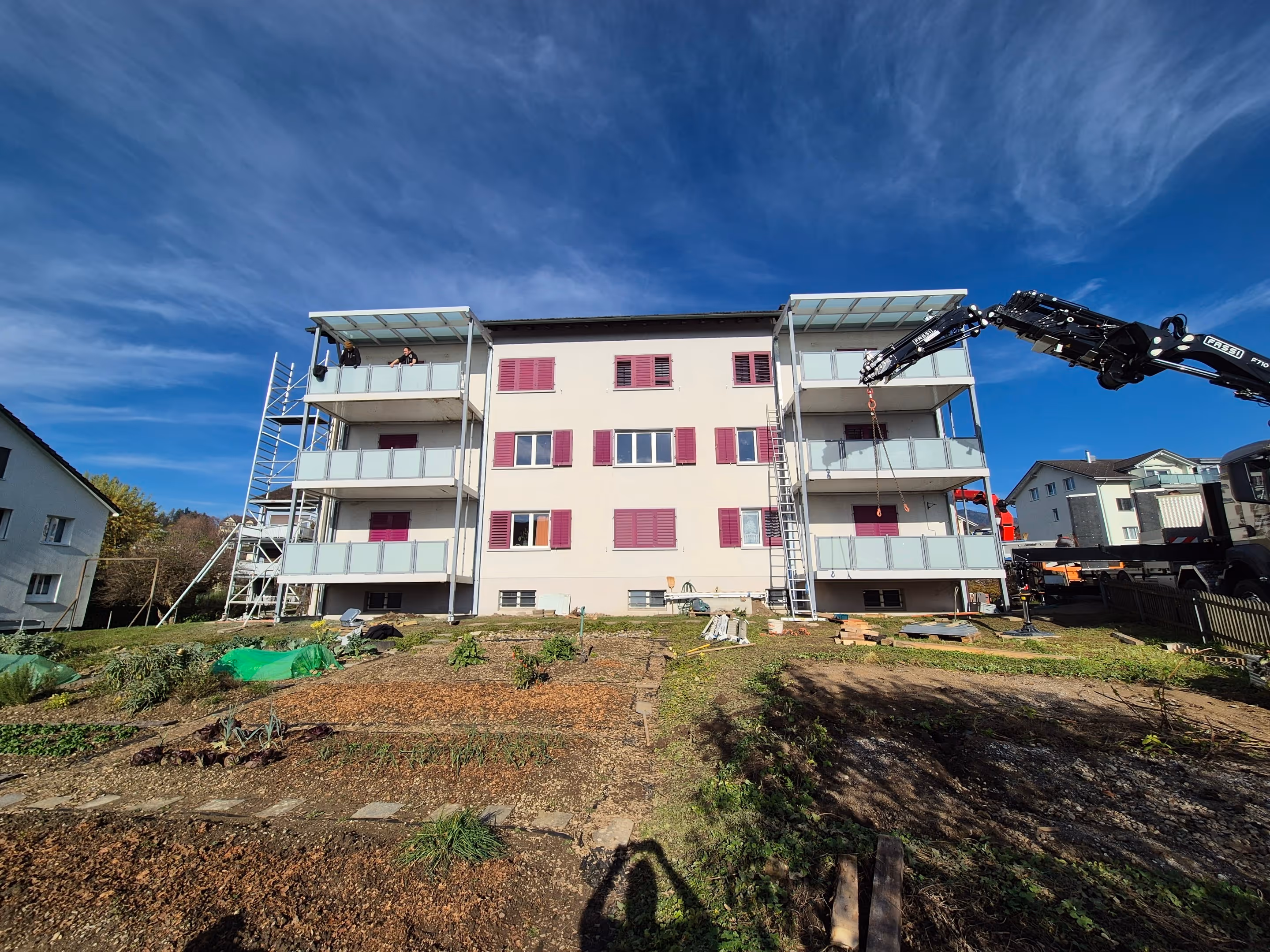 Balkonsanierung Uznach - Projekt Metallstudio
