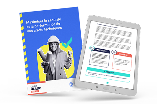 Mockup du livre blanc Arrêts techniques