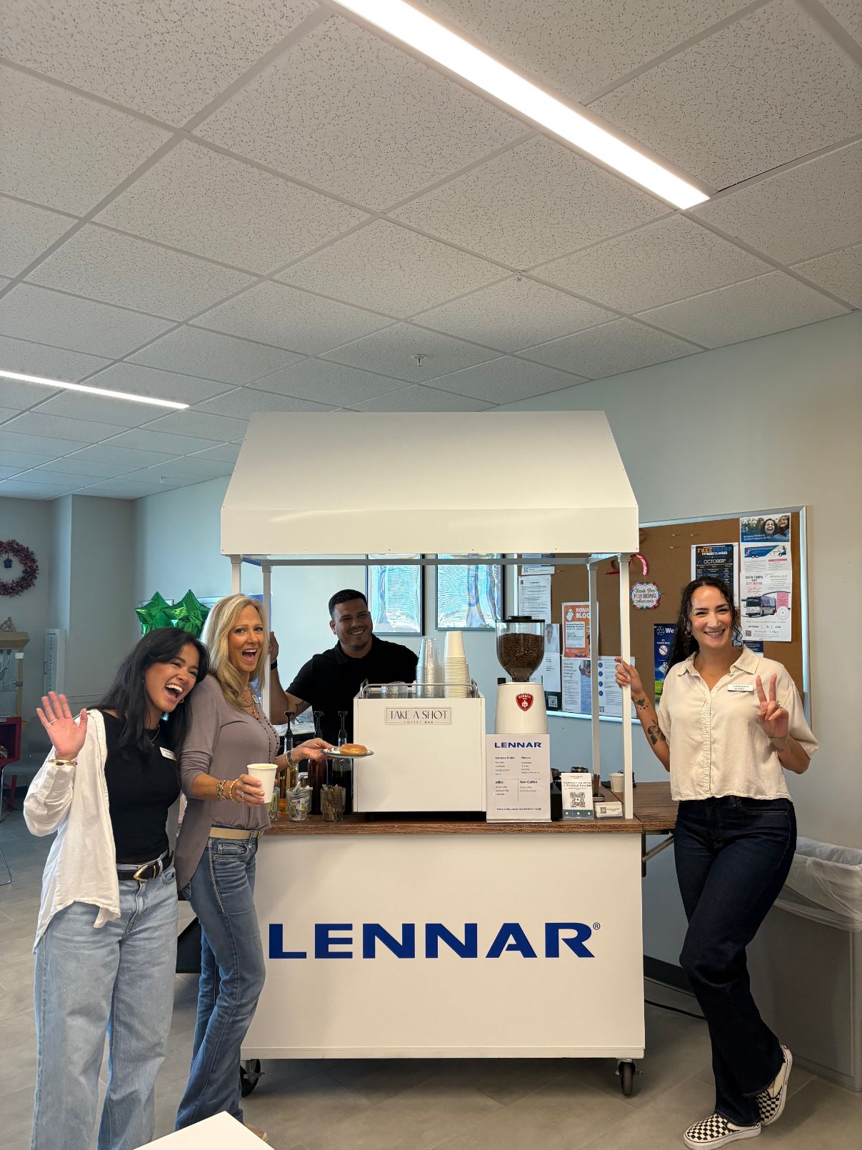 coffee catering an event at UCF