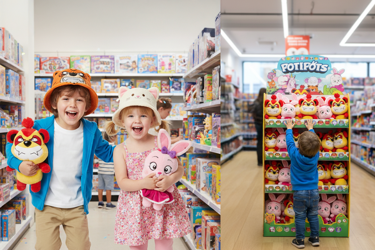 image of new arrivals instore (for a toys & game store)