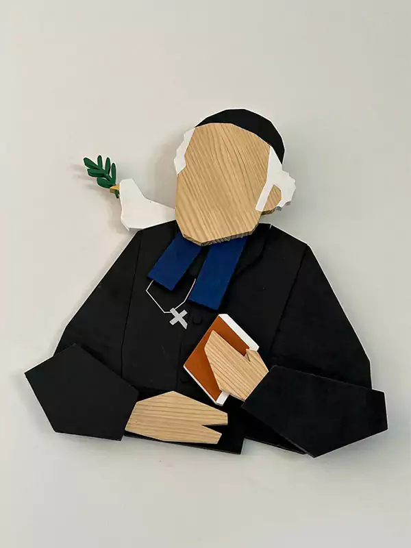 Gabriel Taborin Portrait bois