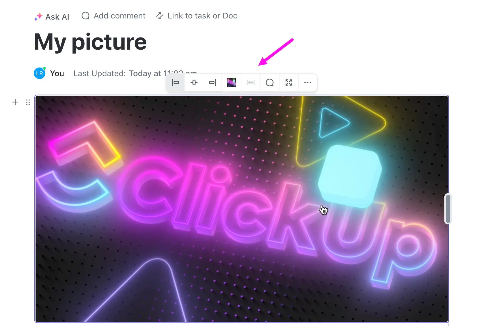 Add Images to your ClickUp Docs