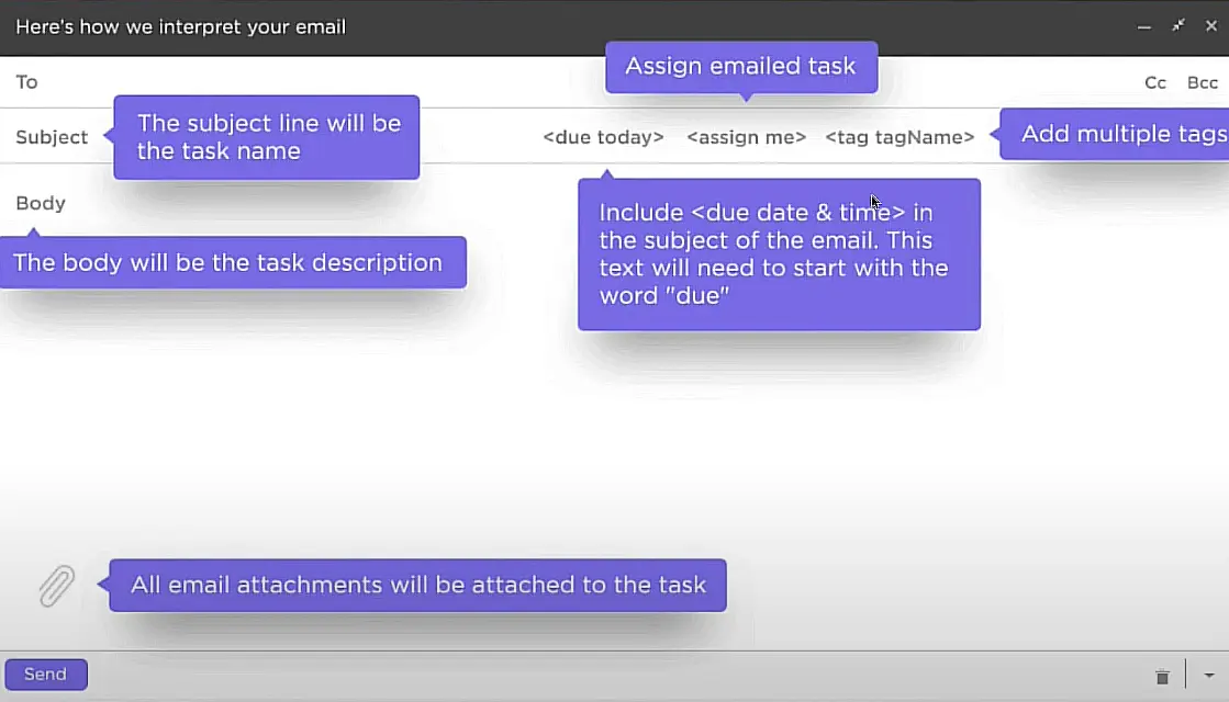 How ClickUp Emails are Interpreted
