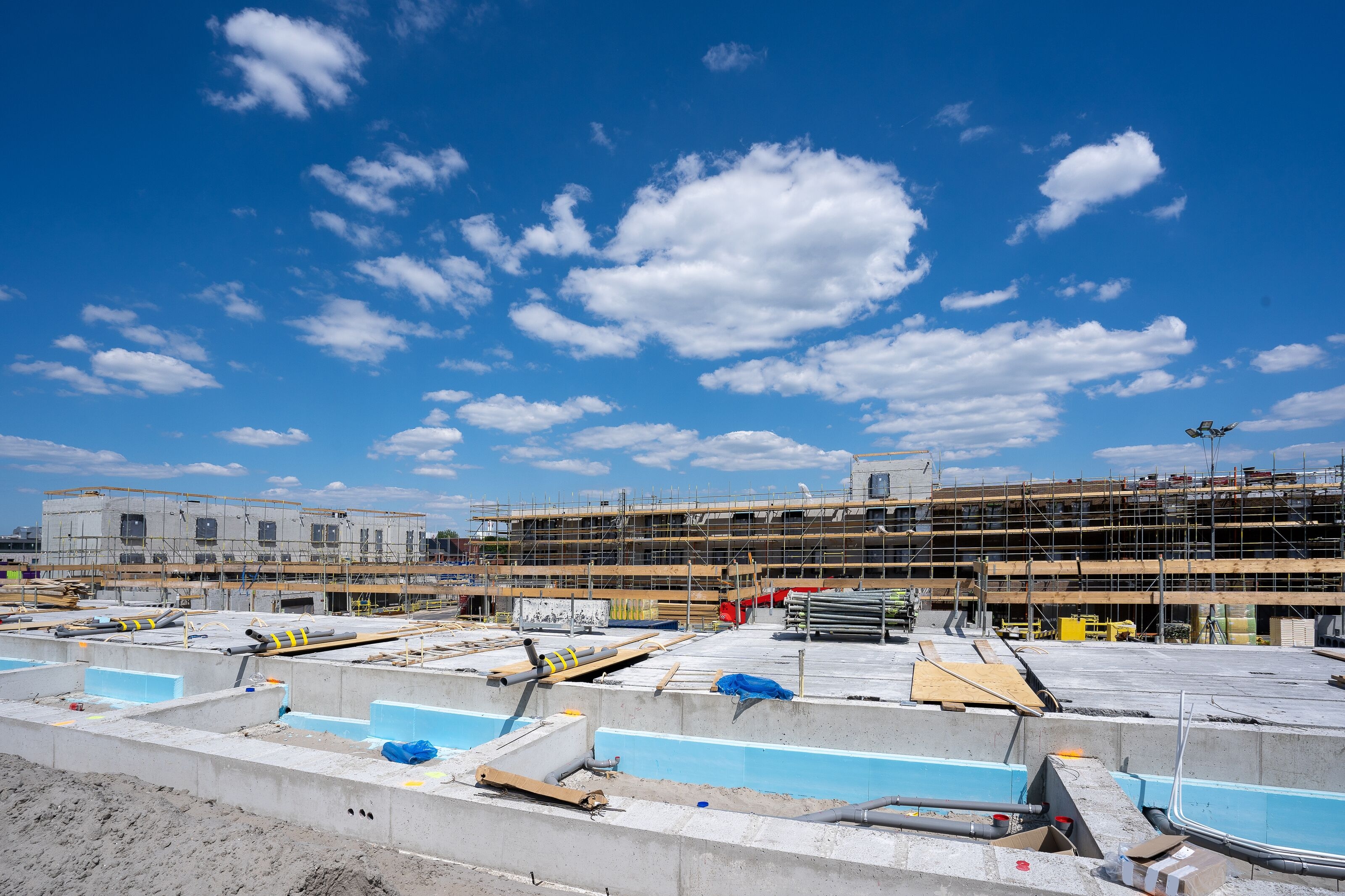image of solar panels on rooftops
