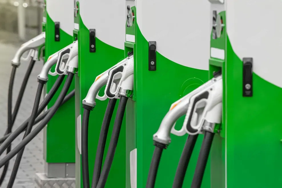 image of electric vehicle charging stations