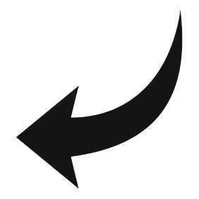 Curved black arrow pointing to the left.