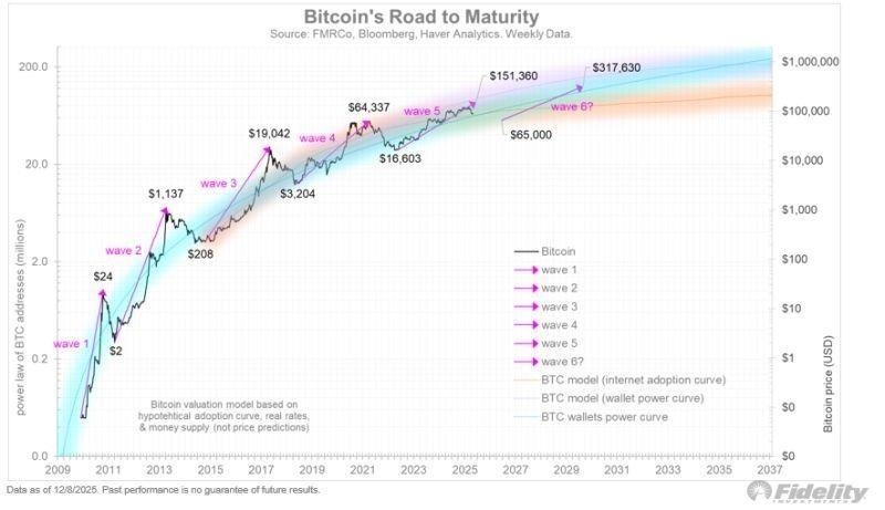 A graph of a bitcoin road to maturityAI-generated content may be incorrect.
