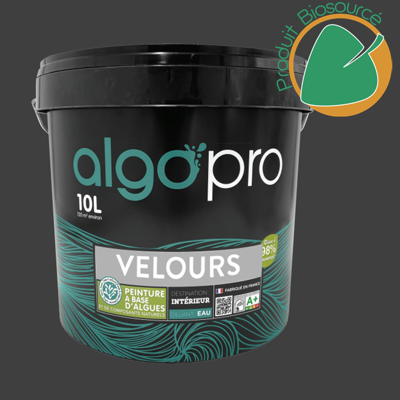 Peinture biosourcée à base d'algues