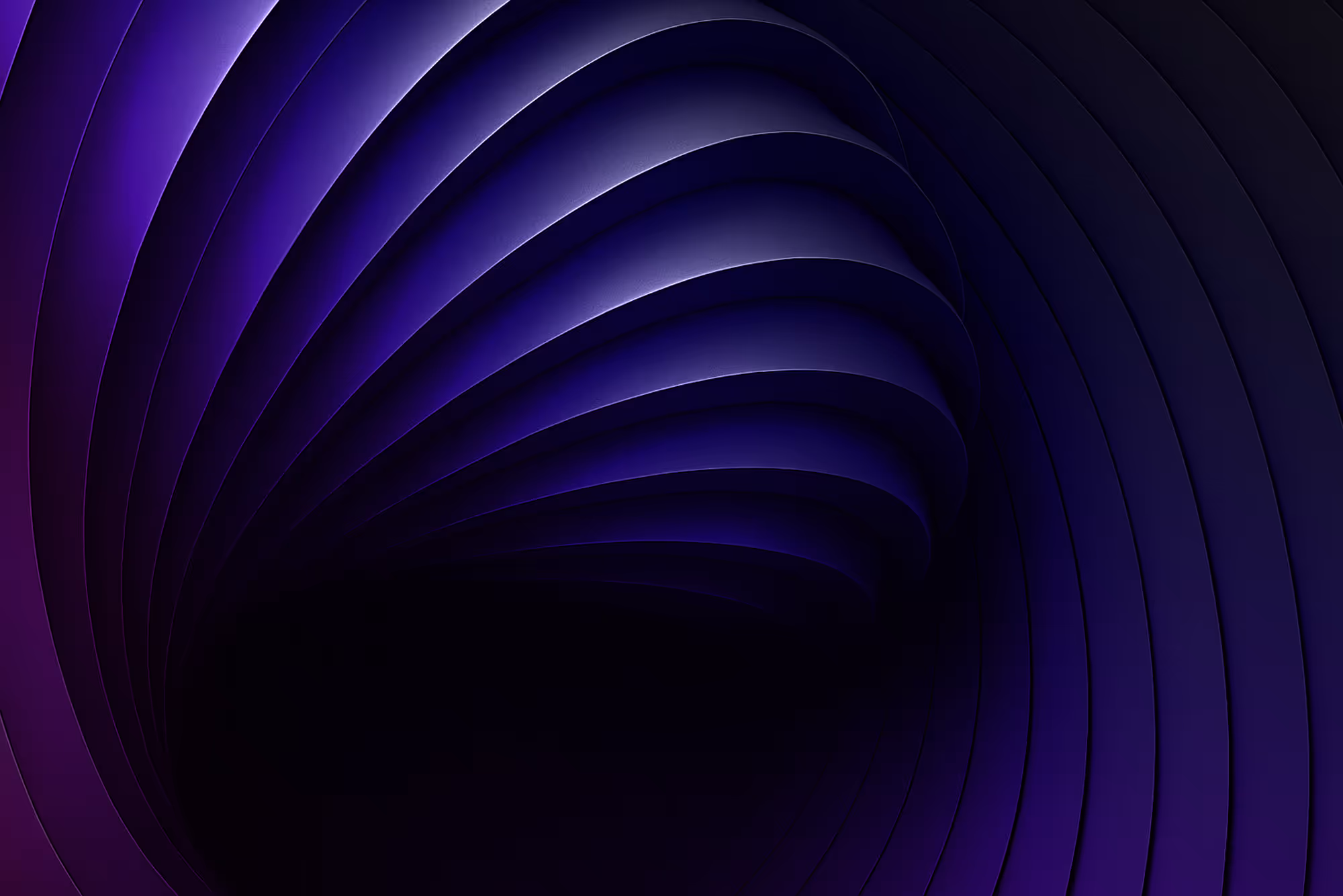 Abstract image showcasing curved lines in deep colors representing modernity - Sparagus.