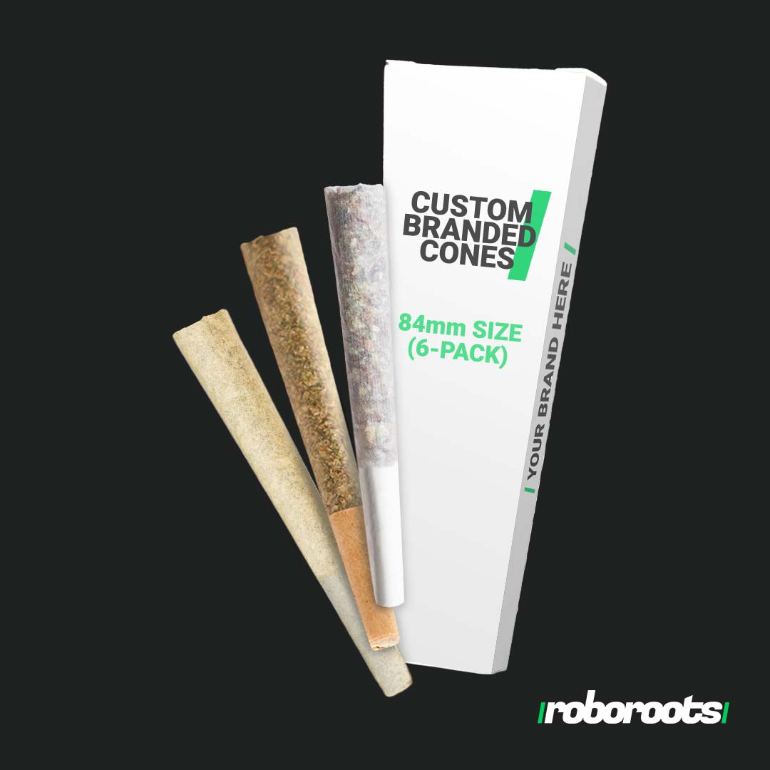 Custom Cone Cartons 84mm