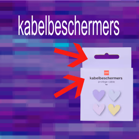 kabelbeschermers hartjes - 4 stuks