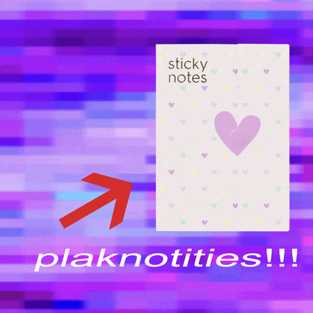 plaknotities hartjes pastel