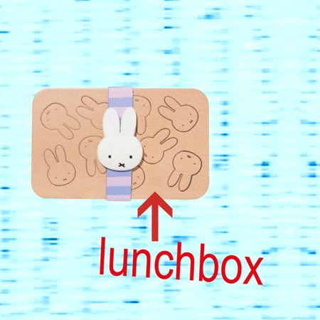 nijntje lunchbox 900ml rvs-hout