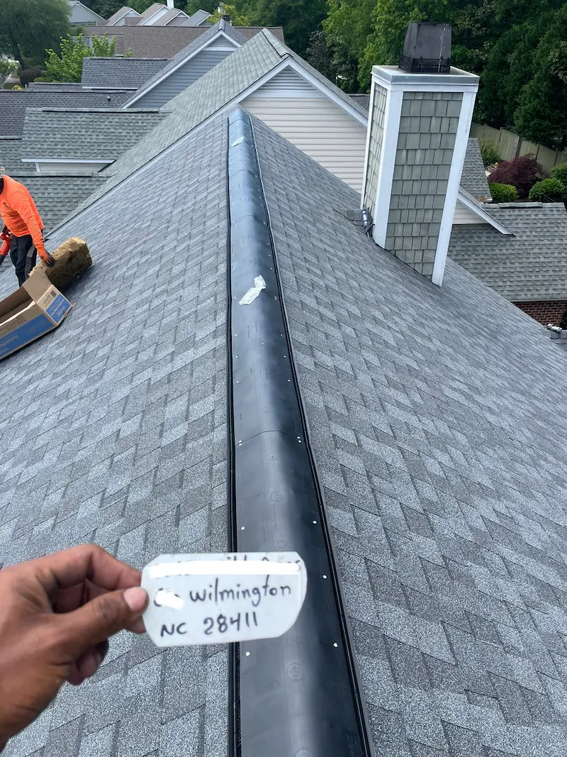 Full Ridge Vent with Roof Replacement in Wilmington NC