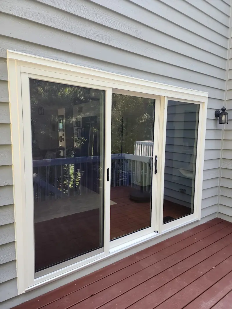 New Impact Rated Sliding Glass Door Installation in Wilmington NC