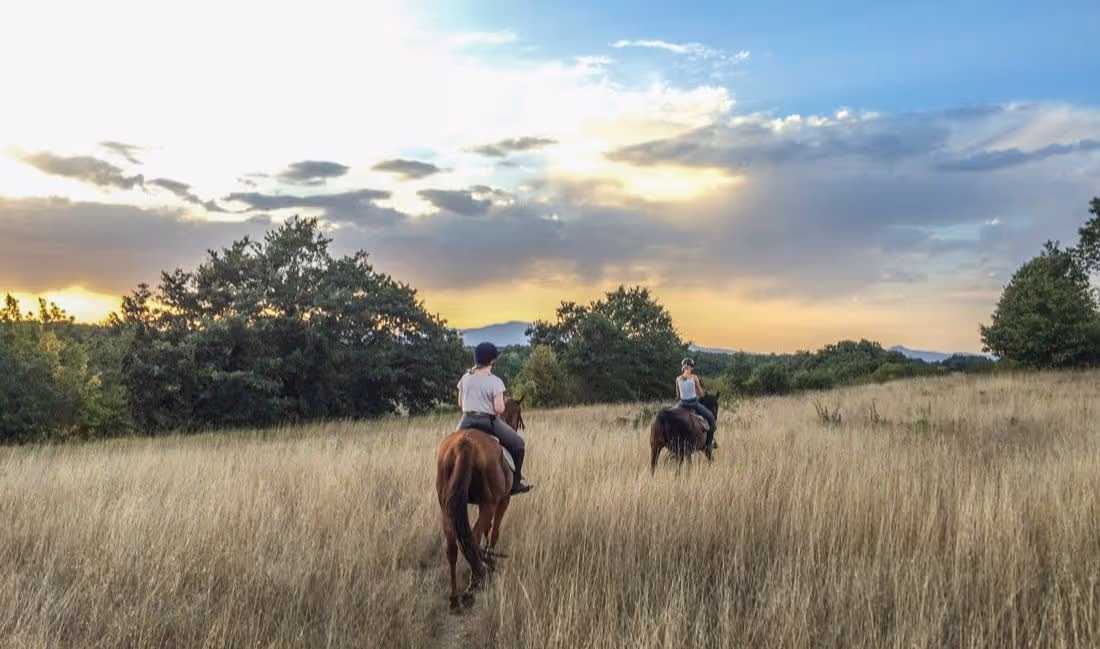 Horse riding holiday