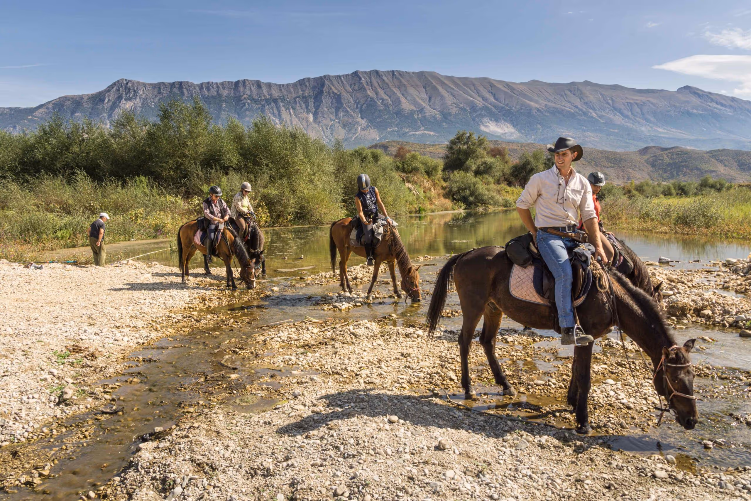 Horse riding in Albania