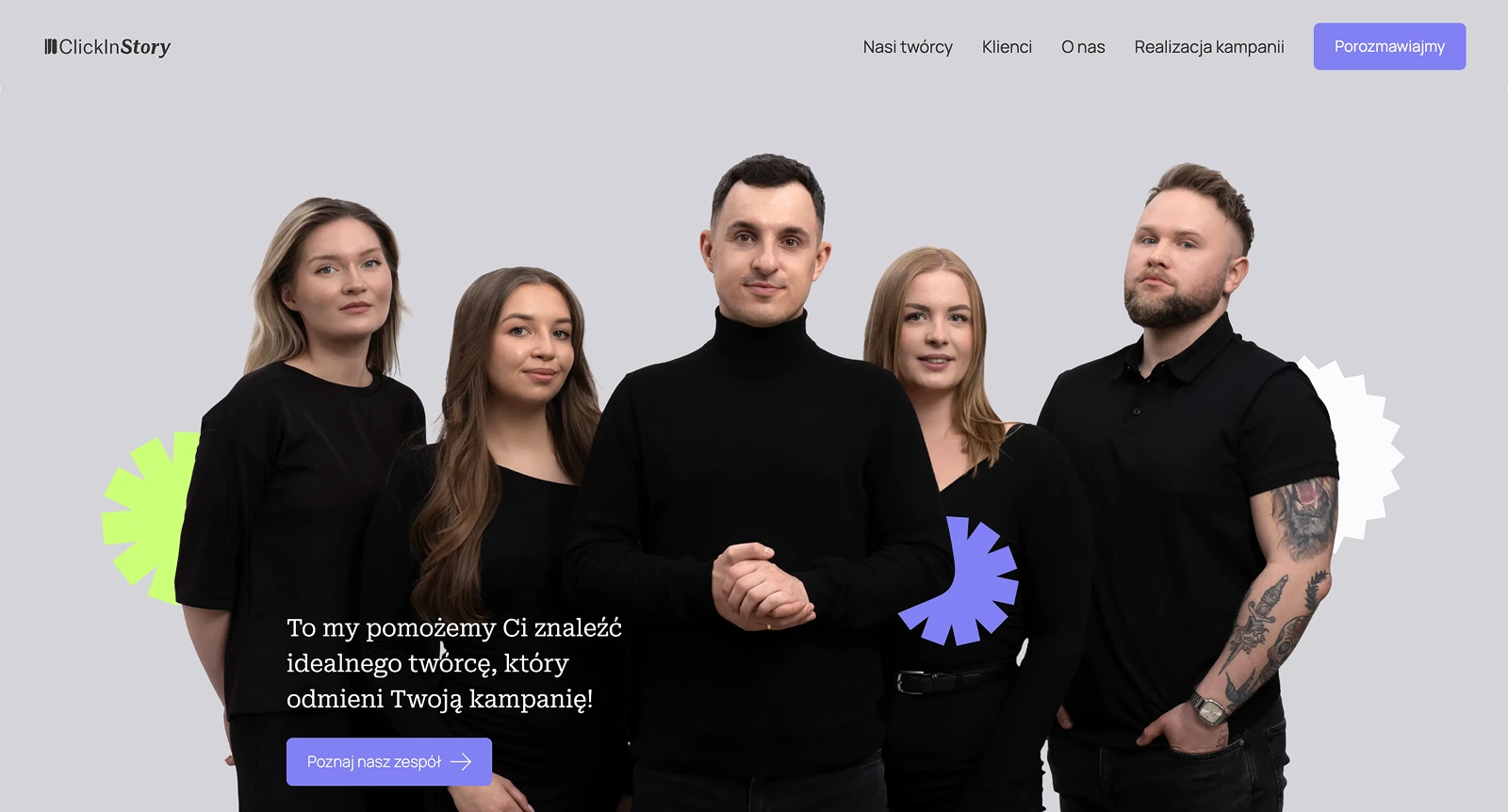 Clickin Story Website Team