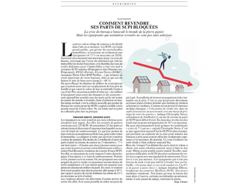 Comment revendre ses parts de SCPI bloquées ? – 2ndMarket.fr cité dans Le Figaro Magazine