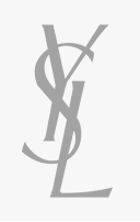 Logo YSL grigio, simbolo elegante del famoso marchio di moda Yves Saint Laurent