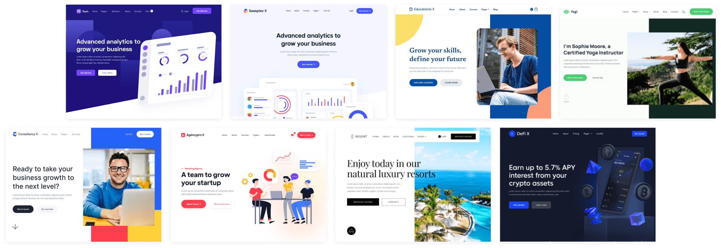 Browse All Templates - Cargo X Webflow Template