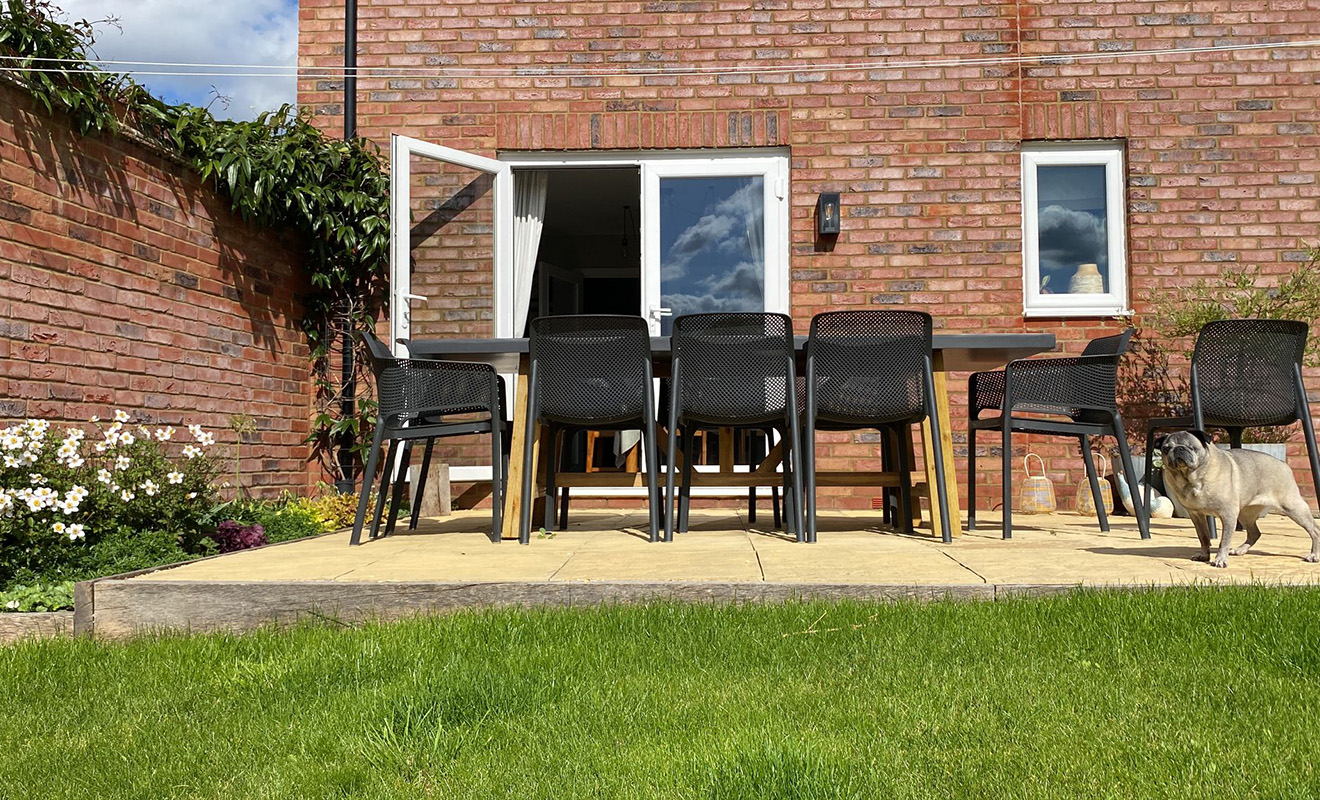 Garden patio