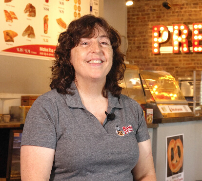 Julie Weckel - Owner - Ben's Soft Pretzels, Benton Harbor, MI