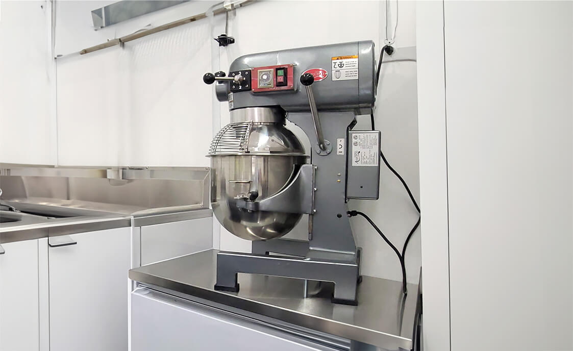 Doug mixer at Warehouse at Live Large Distribution