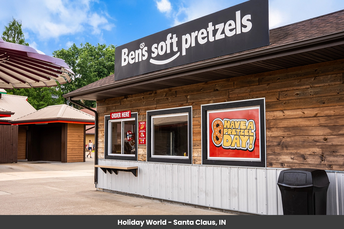 A Ben's Store at an Holiday World, Santa Clause, IN