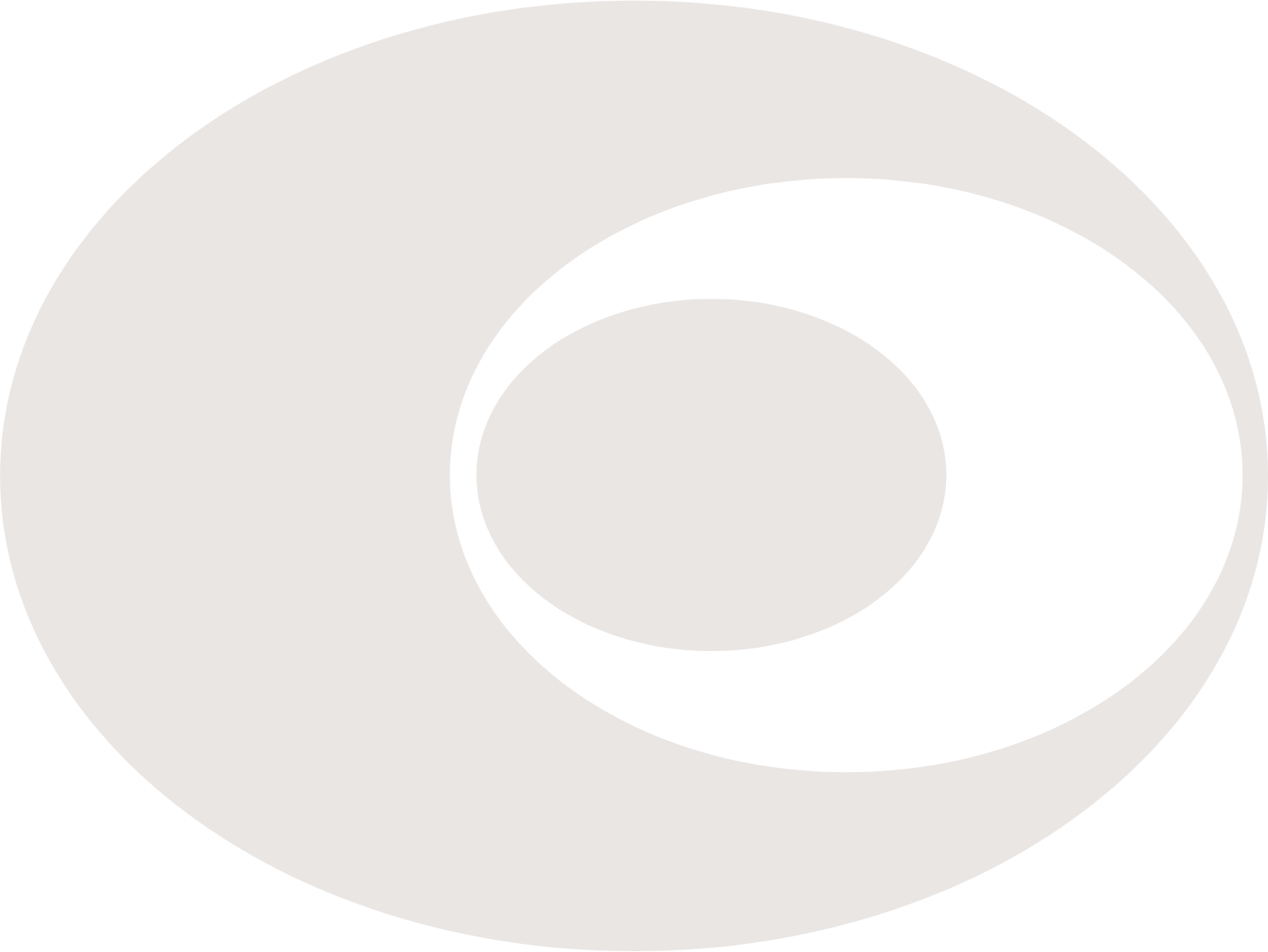 Abstract concentric circular shapes with alternating black and light gray colors creating an optical illusion.