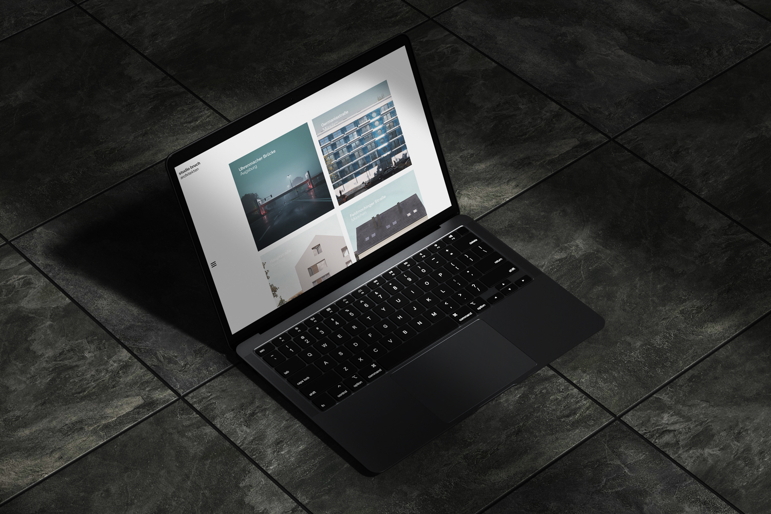 UI-Design fuer Studio Bruch Architekten — klare Interface-Strukturen.