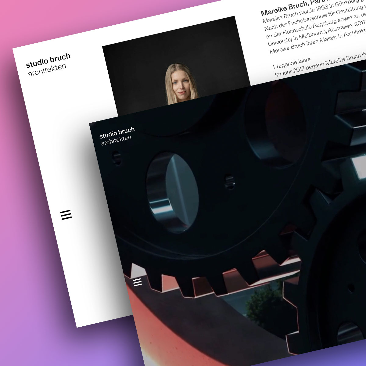 UX-Konzept fuer Studio Bruch Architekten — Portfolio-Userflow.