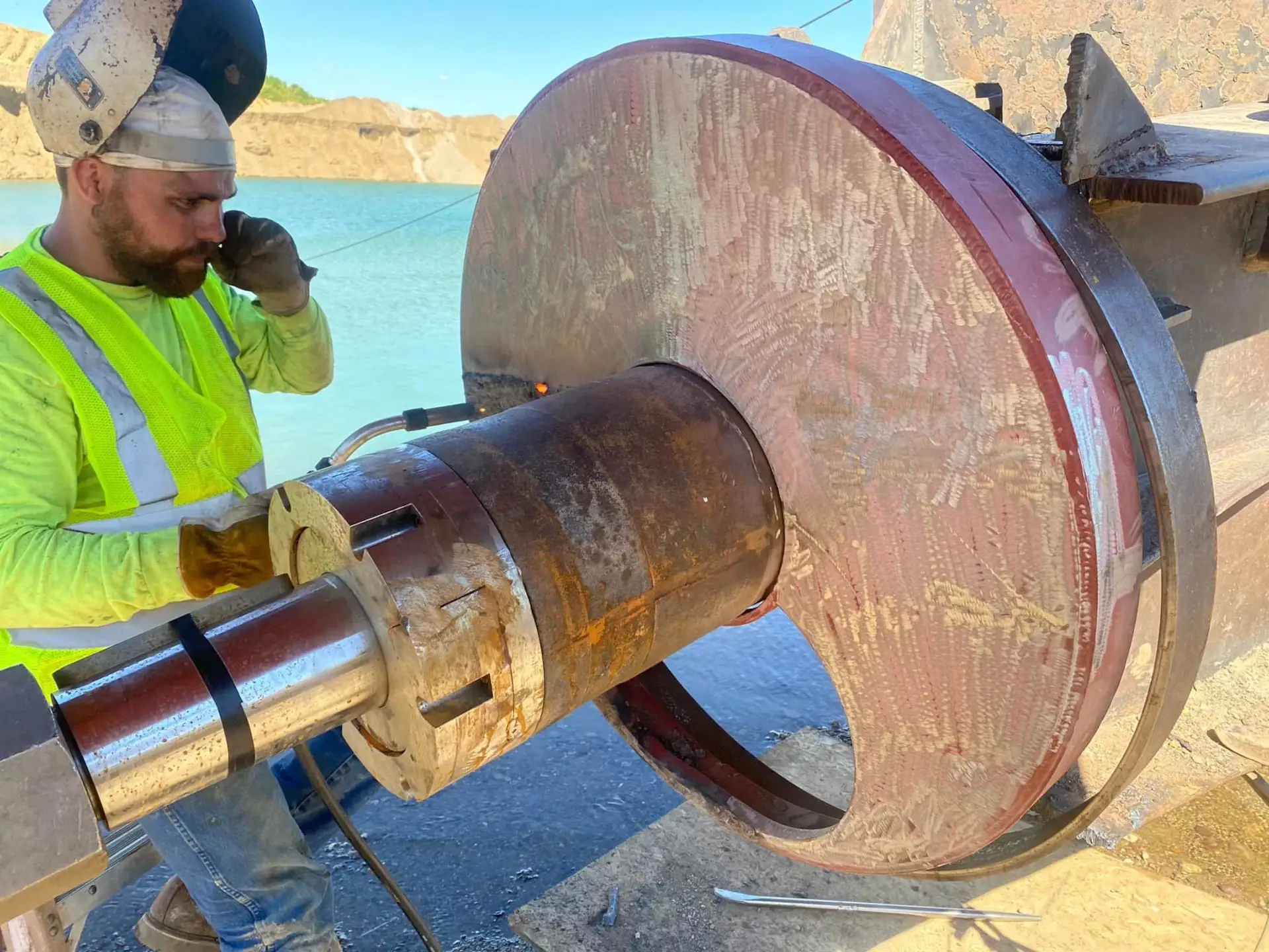 big prairie pipeline field welding